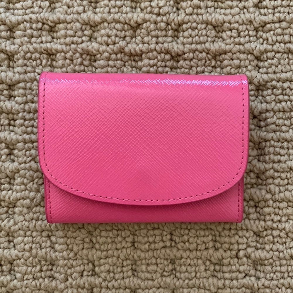 Nordstrom Leather Card Case in Pink Color